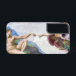 Michelangelo - Erschaffung von Adam Abgeschieden Samsung Galaxy Hülle<br><div class="desc">Gründung von Adam an der Decke der Sixtinischen Kapelle - Michelangelo,  1508-1512</div>