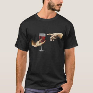 Michelangelo Gründung von Adam Vintag Art T-Shirt
