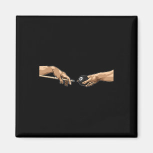 Michelangelo hands Creation von Adam Pool Billiard Magnet