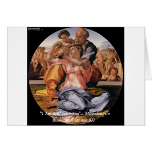 Michelangelo Kunst & Berühmtes "Lernendes" Zitat