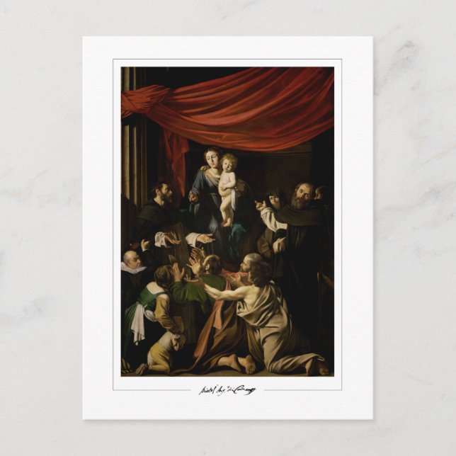 Michelangelo Merisi da Caravaggio #2 - Kunstkunst Postkarte (Vorderseite)