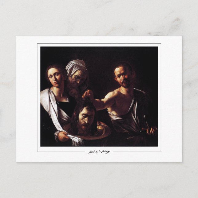 Michelangelo Merisi da Caravaggio #32 - Fine Art Postkarte (Vorderseite)