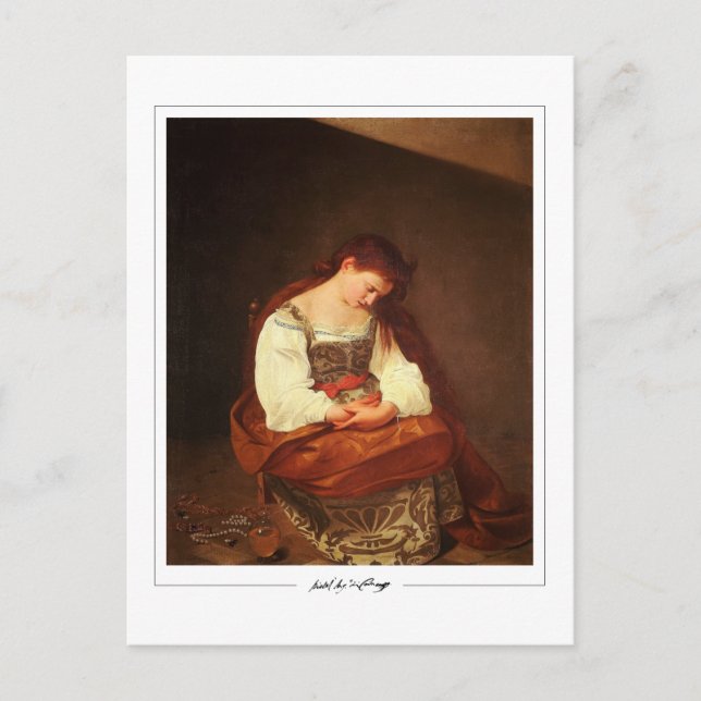 Michelangelo Merisi da Caravaggio #80 - Fine Art Postkarte (Vorderseite)