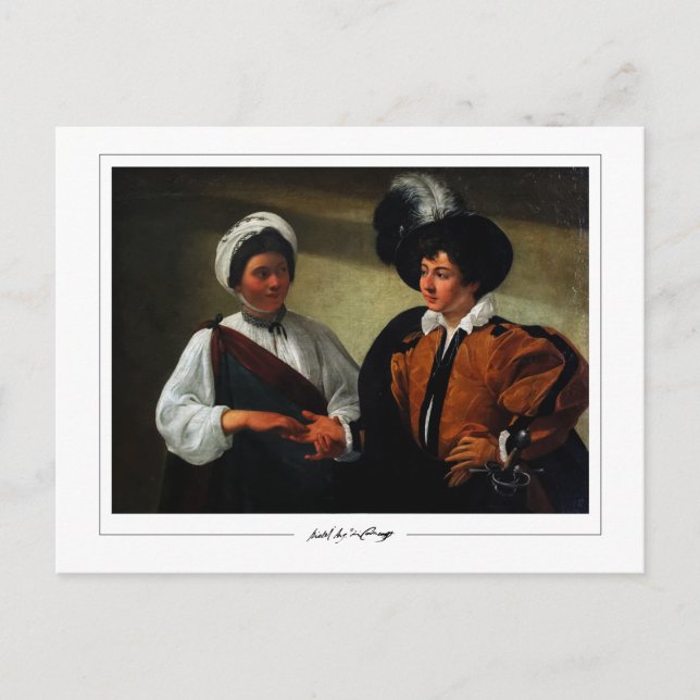 Michelangelo Merisi da Caravaggio #82 - Kunstkunst Postkarte (Vorderseite)