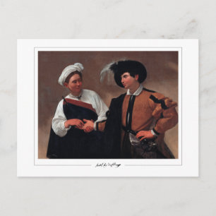 Michelangelo Merisi da Caravaggio #8 - Kunst Postkarte
