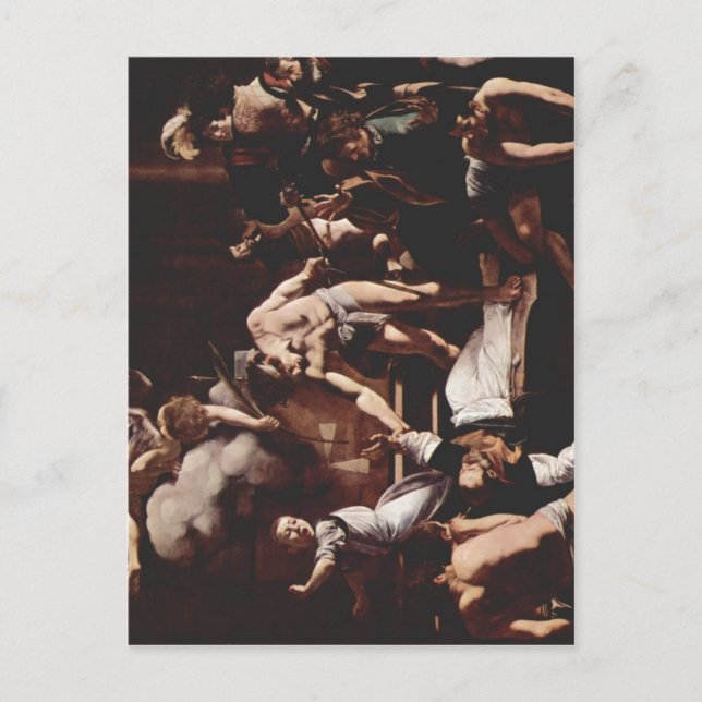 Michelangelo Merisi da Caravaggio Gem?lde der Cont Postkarte (Vorderseite)
