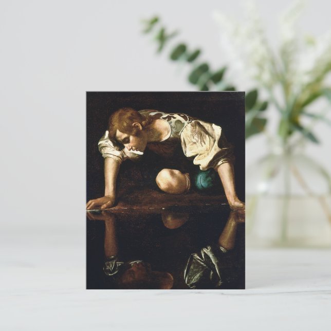 Michelangelo Merisi da Caravaggio "Narcissus" (Stehend Vorderseite)