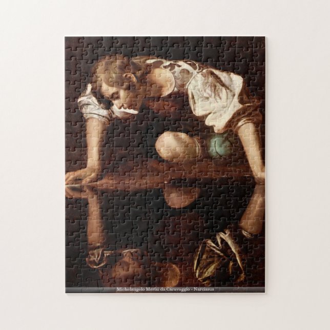 Michelangelo Merisi DA Caravaggio - Narzisse Puzzle (Vertikal)