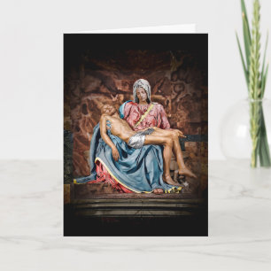 MICHELANGELO PIETÀ-KARTE FEIERTAGSKARTE