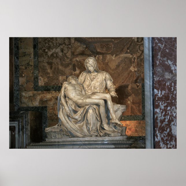 Michelangelo Pieta - Vatikan Poster (Vorne)