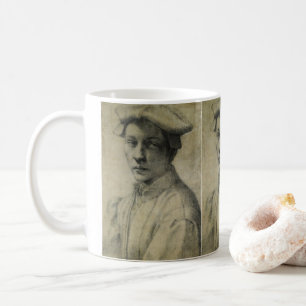 Michelangelo Portrait von Andrea Quaratesi Kaffeetasse