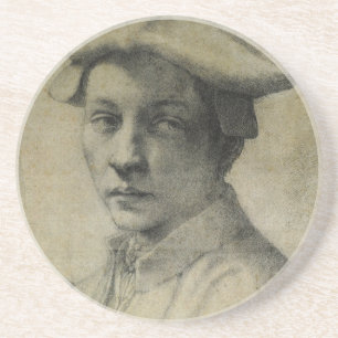 Michelangelo Portrait von Andrea Quaratesi Sandstein Untersetzer