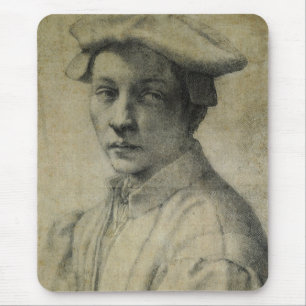 Michelangelo Porträt von Andrea Quaratesi Mousepad