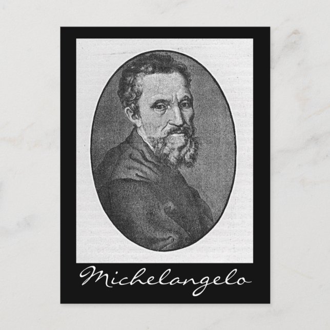 Michelangelo Postkarte (Vorderseite)