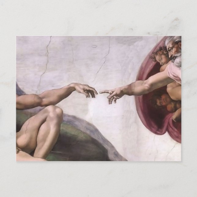 Michelangelo Renaissance Art Postkarte (Vorderseite)