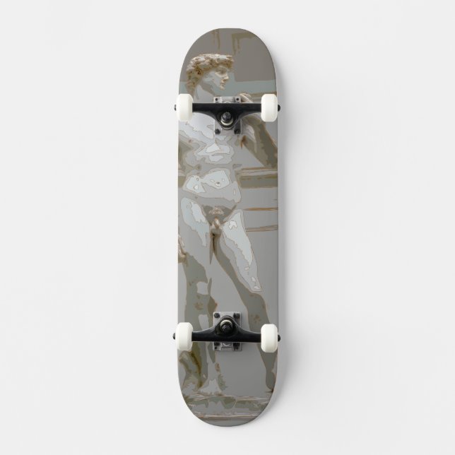 Michelangelo’s David Skateboard (Vorderseite)