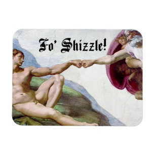 Michelangelo Schöpfung Des Menschen Fist Bump Fo S Magnet
