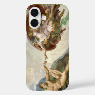 Michelangelo Schöpfung von Adam Art iPhone 16 Hülle