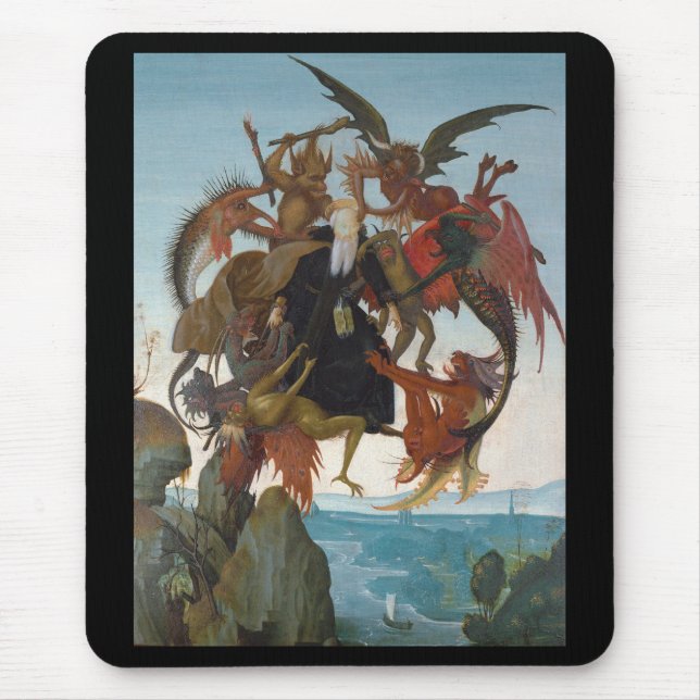 Michelangelo , “ The Torment of Saint Anthony ” Mousepad (Vorne)