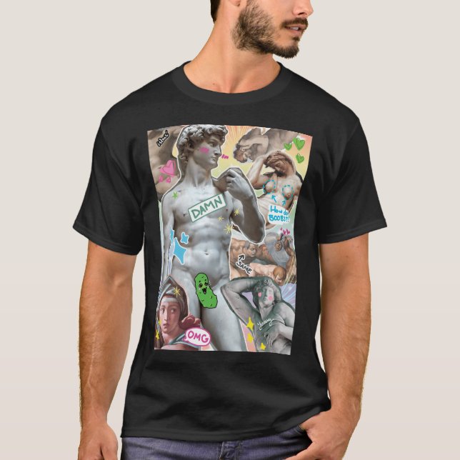 Michelangelo war schwul T-Shirt (Vorderseite)