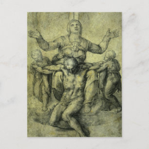 Michelangelos Pieta für Vittoria Colonna Postkarte