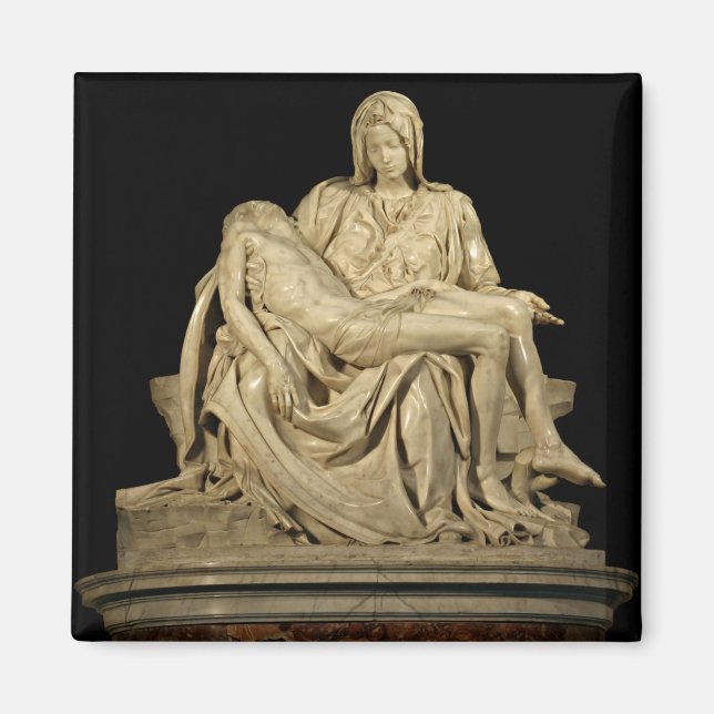 Michelangelos Pieta Magnet (Vorne)