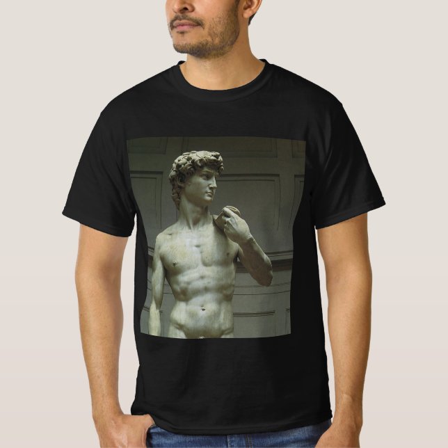 Michelangelos Statue von David T-Shirt (Vorderseite)