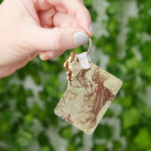 Michelangelos Studie einer libyschen Sibylle Schlüsselanhänger