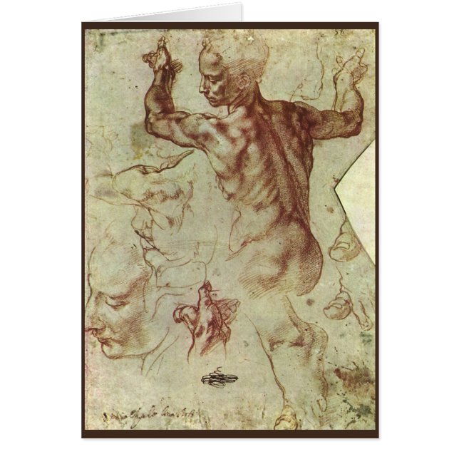 Michelangelos Studie eines libyschen Sibyl (Vorne)