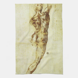 Michelangelos Studie für die Schlacht von Cascina Geschirrtuch