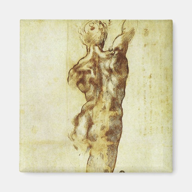 Michelangelos Studie für die Schlacht von Cascina Magnet (Vorne)