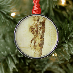 Michelangelos Studie für die Schlacht von Cascina Ornament Aus Metall