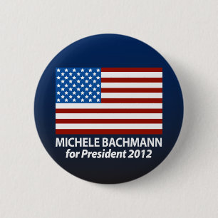 Michele Bachmann für Präsidenten 2012 Button