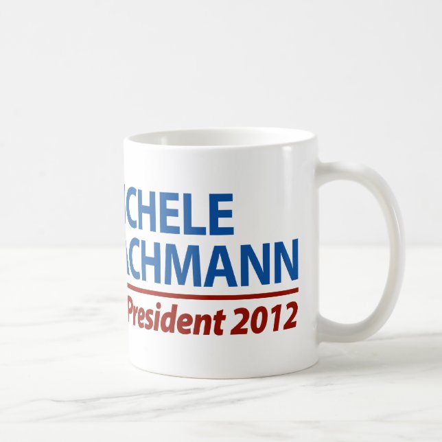 Michele Bachmann für Präsidenten 2012 Kaffeetasse (Rechts)