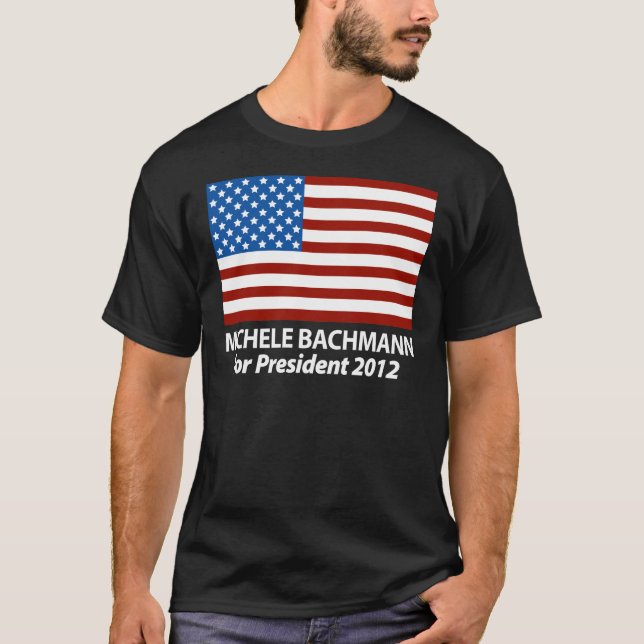 Michele Bachmann für Präsidenten 2012 T-Shirt (Vorderseite)