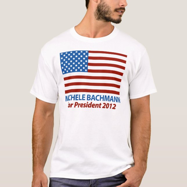 Michele Bachmann für Präsidenten 2012 T-Shirt (Vorderseite)