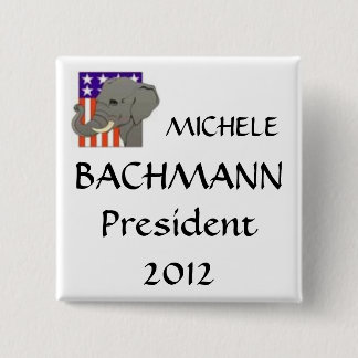 MICHELE, BACHMANN, Präsident 2012 Button