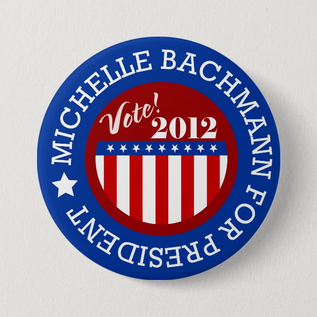 Michelle Bachmann für Präsident 2012 Button-Button Button (Vorderseite)
