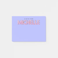 Michelle Name in glühender Neonbeleuchtung Neuheit