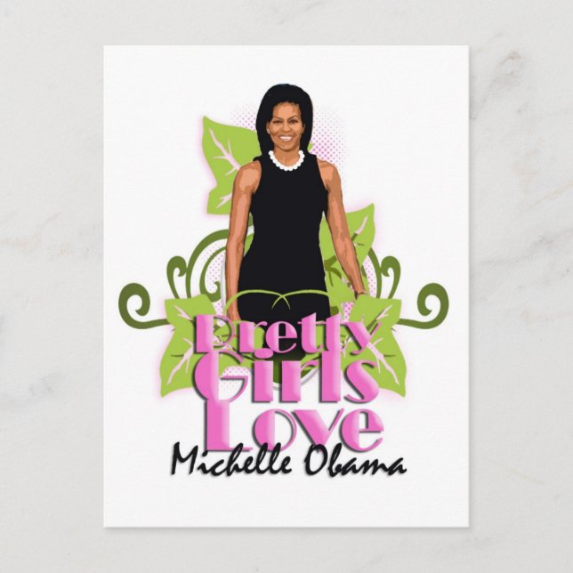 Michelle O "Hübsch Girls Liebe" Postkarte (Vorderseite)