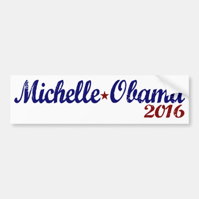 Michelle Obama 2016 Autoaufkleber (Vorne)