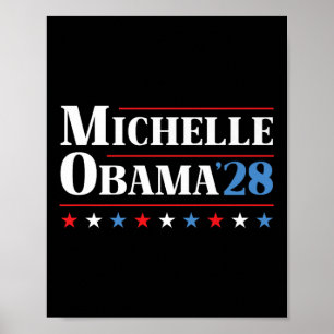 Michelle Obama 2028 für Präsident Premium Poster