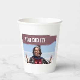 Michelle Obama - Abschluss Paper Cup Pappbecher