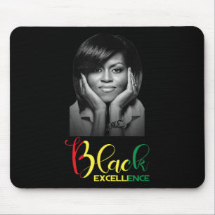 Michelle Obama Black Excellence Black History Mont Mousepad