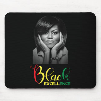 Michelle Obama Black Excellence Black History Mont Mousepad