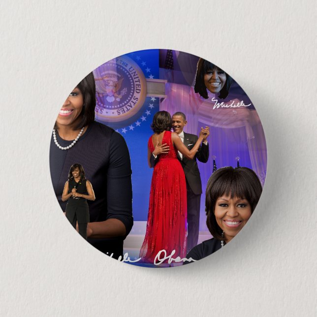 Michelle Obama Button (Vorderseite)