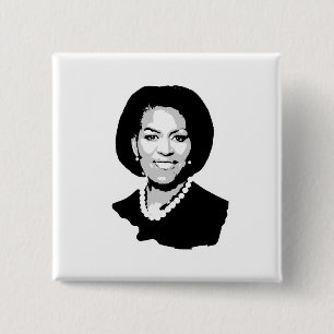 Michelle Obama Button