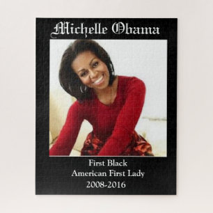 MICHELLE OBAMA ERSTE SCHWARZE ERSTE LADY PUZZLE