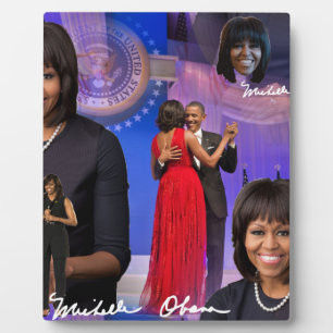 Michelle Obama Fotoplatte