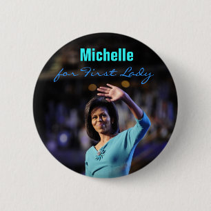 Michelle Obama für First Lady-Knopf Button